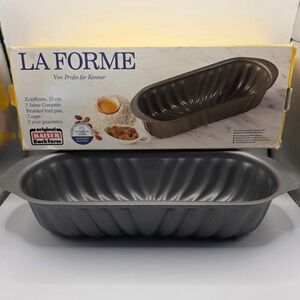 Kaiser La Forme Braided Loaf Pan 33cm Zopfform Non-Stick Made in Germany 7 Cup